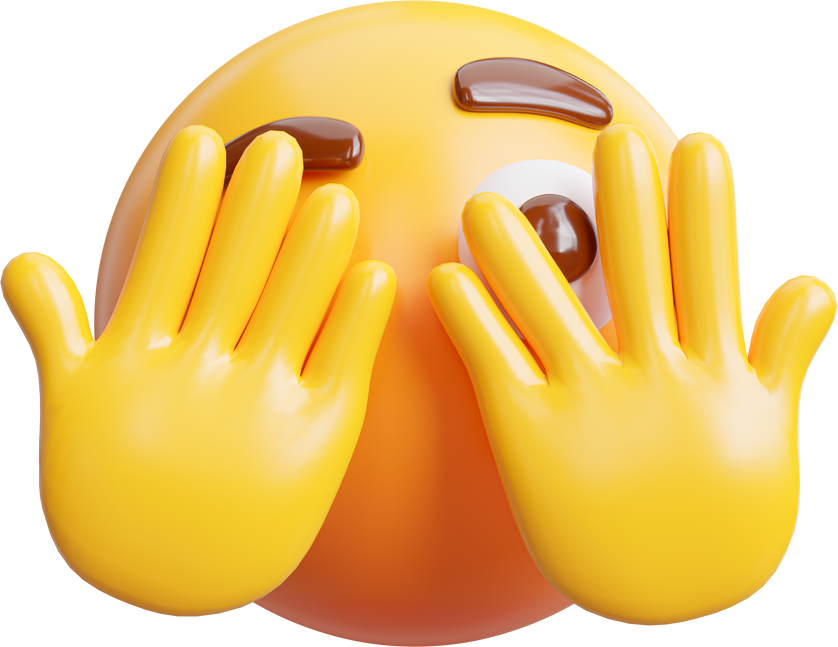 emoji 3d icon.
